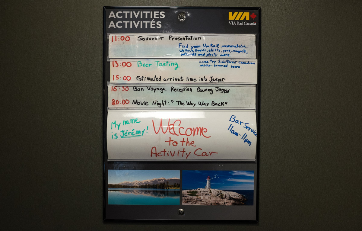 Activity Schedule