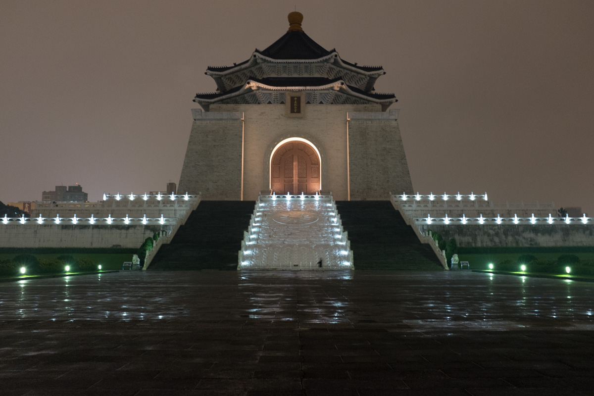 CKS Memorial Hall at night