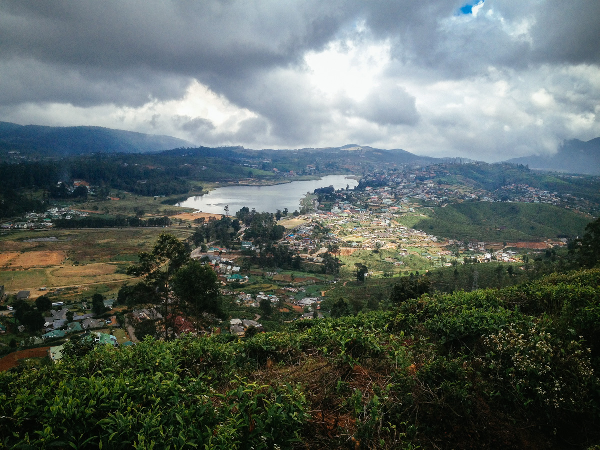 Nuwara Eliya as seen from Single Tree Hill