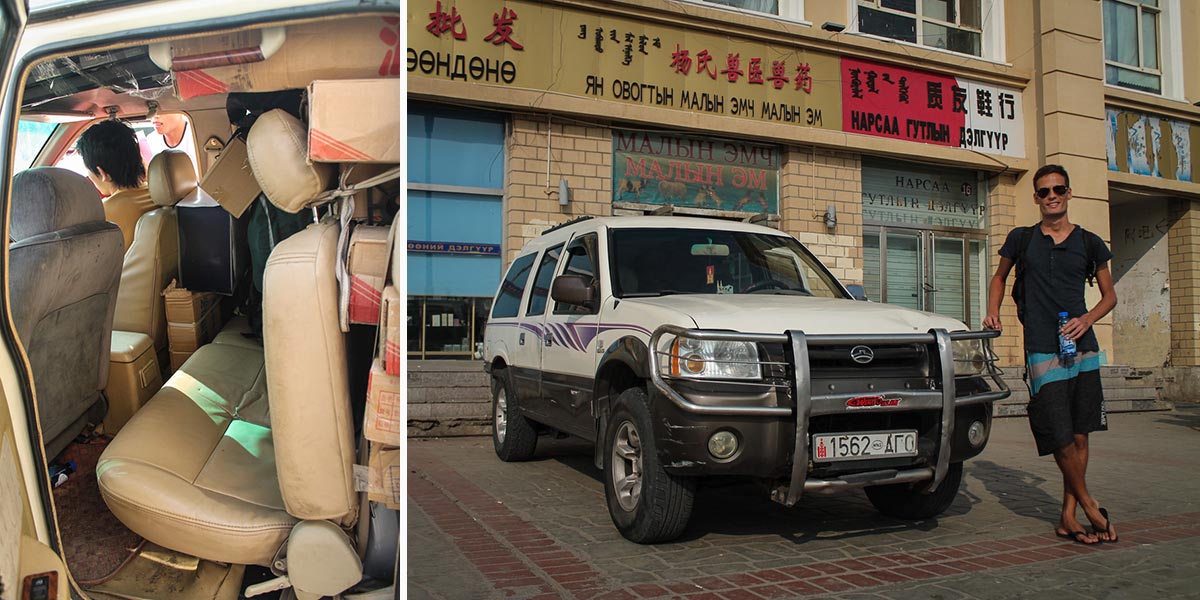 Mongolian jeep